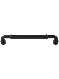 Brixton Cabinet Pull - 6 5/16 inch Center-to-Center in Flat Black.